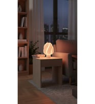 PearlBloom Beyaz Dekoratif Masa Lambası Abajur