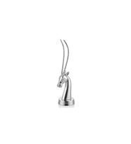 DEER HEAD NICKEL 13X15X55 CM