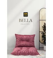 Bella Petek Kalorifer Önü Ikili Minder Takımı Gül Kurusu