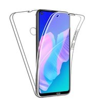 Huawei P40 Lite E 360 Kılıf Şeffaf Ön Arka Silikon 
