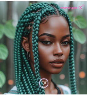 X-Pression Afrika Örgüsü ve Rasta İçin Sentetik saç  165GR-BD-1