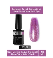 Özel Üretim Yüksek Pigmentli Hızlı Kuruyan Tırnak Güçlendirici 3 Aşamalı Kalıcı Simli Oje 10 Ml