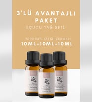 3'lü Avantajlı Paket Aşk İksiri Itır Saf Uçucu Yağı; Buhurdanlık, Masaj, Spa, Cilt Ve Saç 30 ml