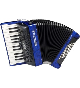 Hohner A16542 Bravo II 48 Akordiyon (Darkblue)