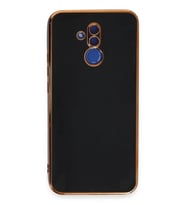 Mate 20 Lite Kılıf Volet Silikon - Siyah