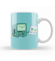 Adventure Time Bmo The Painter Kupa Bardak Porselen