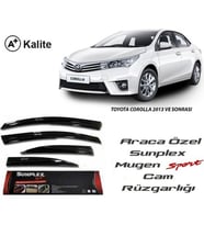 Toyota Corolla Cam Rüzgarlığı Mugen Tip Sunplex 2013-2018