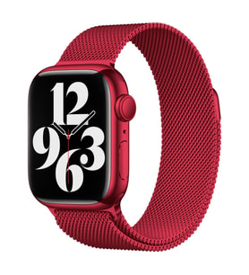 Apple Watch 38mm Uyumlu Kordon Hasır Metal Mıknatıslı Örgü Zore KRD-01 Kayış