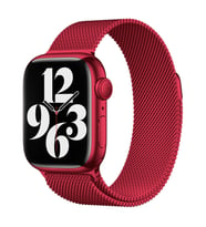 Apple Watch 38mm Uyumlu Kordon Hasır Metal Mıknatıslı Örgü Zore KRD-01 Kayış