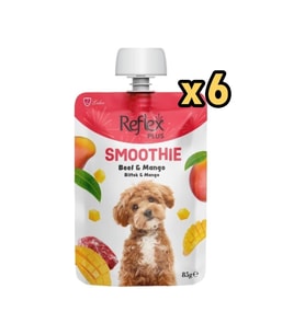 Smoothie Biftekli ve Mangolu Likit Köpek Ödülü 85 gr x 6 Adet