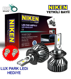 H7 Led Xenon Far Ampulü Yeni Nesil Pro Niken
