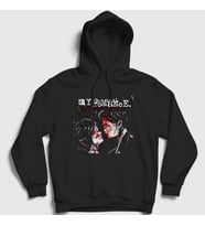 Presmono Unisex Siyah Revenge My Chemical Romance Kapüşonlu Sweatshirt 71887tt