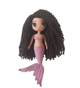 Deniz Kızı Eftelya Bebek Amigurumi Organik Oyuncak