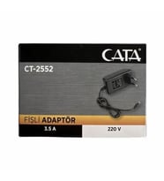 Cata 12 Volt 3.5 Amper Fişli Adaptör Ct-2552