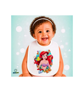 Ariel Keten Bebek Mama Önlüğü – Yumuşak, Emici, Yıkanabilir, Özel Tasarım P004