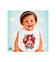 Ariel Keten Bebek Mama Önlüğü – Yumuşak, Emici, Yıkanabilir, Özel Tasarım P004