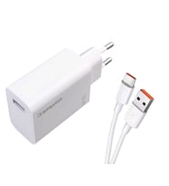 Sprange PTX33 33W Qualcomm Quick 4.0 Şarj Başlık USB -Type-C Data & Şarj Kablosu