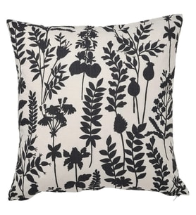 IKEA ROTVECKLARE beyaz-antrasit 50x50 cm kırlent kılıfı