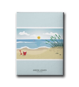 Green Leaves Canvas Tablo MİND758
