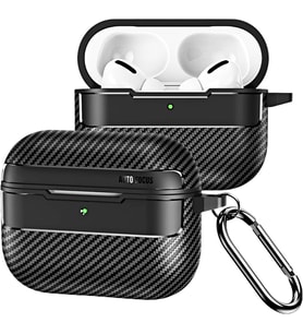 Lexroo AirPods Pro 3. Nesil Uyumlu Karbon Fiber Hybrid Polymer Technology Premium Kulaklık Kılıfı