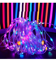 IP65 10 METRE USB KUMANDALI +CEP KONTROL DIŞ MEKAN IŞIĞI RGB LED LİGHT RENKLİ LED IŞIK SU GEÇİRMEZ