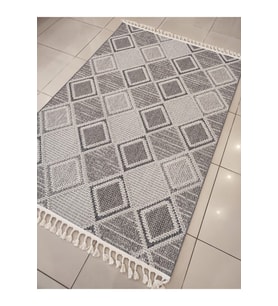 GABARDİN HALI CAPRİ 0603 GRİ BUKLE SALON HALISI 160X230 CM