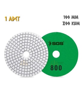 SGS2354 Elmas Polisaj Pedi Mermer-Granit-Fayans - Islak - 800 Kum - 1 Adet