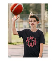 Örümcek Adam Logo Baskılı Unisex Film Kahramanı Çocuk Tişört (1-12 Yaş)
