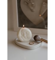 Soya Wax Beyaz Ay ve Güneş Mum
