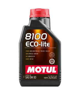 Motul 8100 Eco-Lite 0W-30 1 Litre Motor Yağı