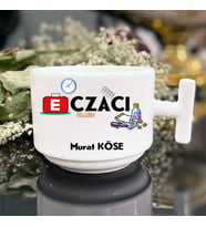 Eczacılara Özel  T Kulp Nescafe Fincanı