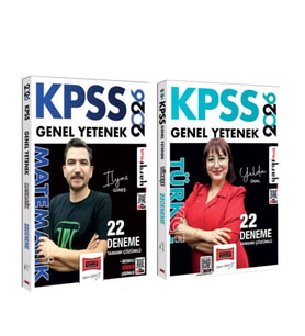 Yargı Yayınları 2026 KPSS Türkçe ve Matematik Deneme Seti 2 Kitap