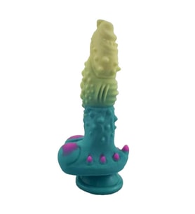Censan Yeşil Mavi Canavar Dildo Model 2