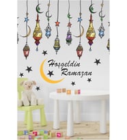 Efekt Reklam  Hoşgeldin Ramazan Çocuk Odası Duvar Cam Stickerı