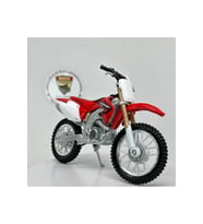 Honda CRF 450R Maket Motor - 1:18 Burago Diecast Kırmızı