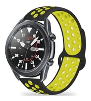 Huawei GT2 46mm 22mm Uyumlu Kordon Silikon Esnek Yumuşak Delikli Spor KRD-02 Kayış