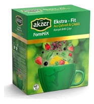 Akzer Acı Cehreli Çilekli Karışık Çay 60x1.5gr