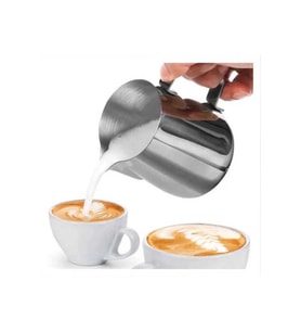 Süt Potu 350 ml Çelik (KAHVE VE ÇAY IÇİN, SÜT ISITICI, ERGONOMİK TASARIM, SP-350)