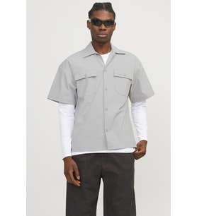 JACK&JONES JCOALTITUDE SHIRT SS OVERSIZED12251280 (Taş)