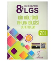 Karekök Yayınları Karekök 8. Sınıf Lgs Din Kültürü Ahlak Bilgisi 20 Deneme Yeni (Çok Renkli)