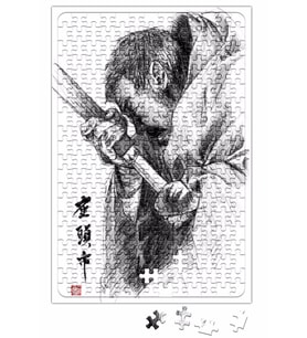 Zatoichi Drawing Blade Puzzle 240 Parça Yapboz