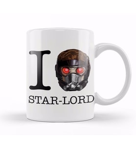 I Love Star Lord Guardians of the Galaxy Kupa Bardak Porselen