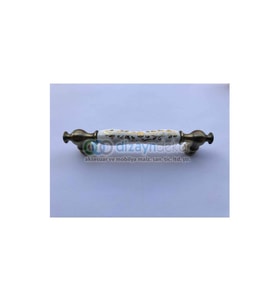 128 Mm. Kayı Porselen Antik Bronz Desenli