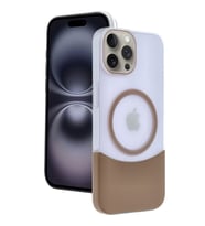 Northcity iPhone 15 Pro Max ile Uyumlu Velar MagSafe Kılıf - Çöl Titanyum