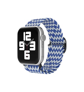 Watch 42Mm Kordon - Zigzag Beyaz-Mavi