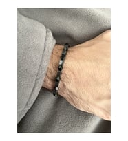 Metal Detay Çok Şık Mat Bileklik
