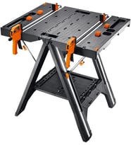 Worx Wx051 Çok Fonksiyonlu Katlanabilir Çalışma Tezgâhı + 2 Adet Tetik İşkence