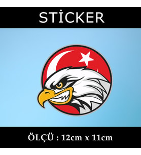 yırtıcı kuş hayvan etiket sticker - 2 adet çıkartma araba motosiklet kask atv tablet pc buzdolabı otomobil bilgisayar uyumlu