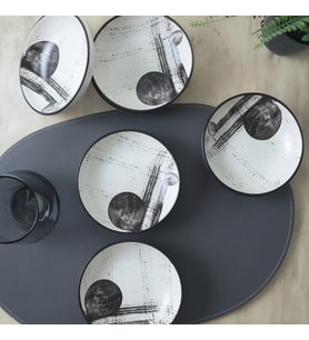 Keramika Shadowy Halka Sosluk / Çerezlik 13 Cm 6 Adet 21783