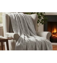 Merinos Fiona Stonecube Soft Battaniye 200X220 Gri
